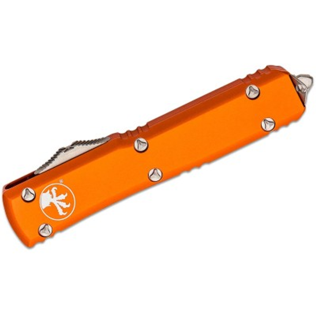 Нож Microtech Ultratech Drop Point Stonewash Orange (121-10OR) - изображение 2