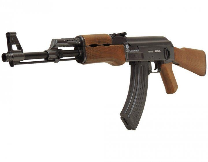 Автомат металлический на пульках АК-47 Калашников Cyma ZM93 – игрушки с ...
