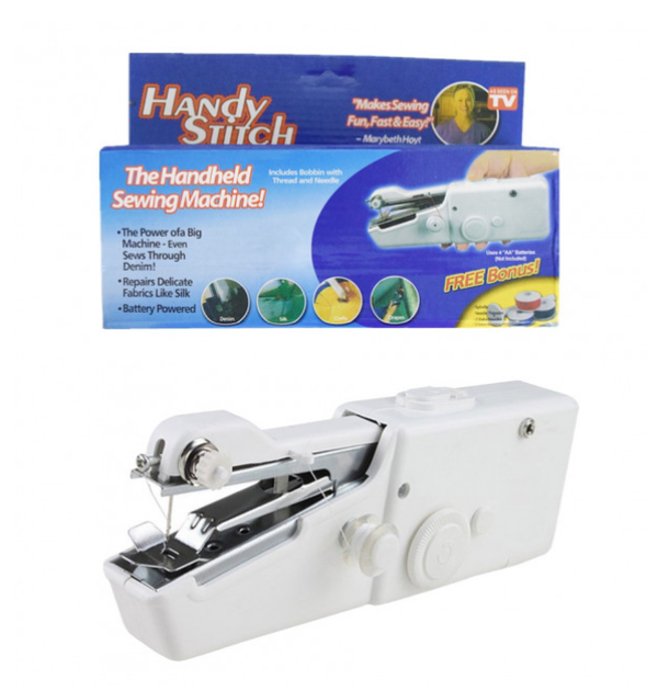 Ручна швейна машинка Handy Stitch White (KG-1036) - Фото 1 Ручна швейна машинка Handy Stitch White (KG-1036) - зображення 1