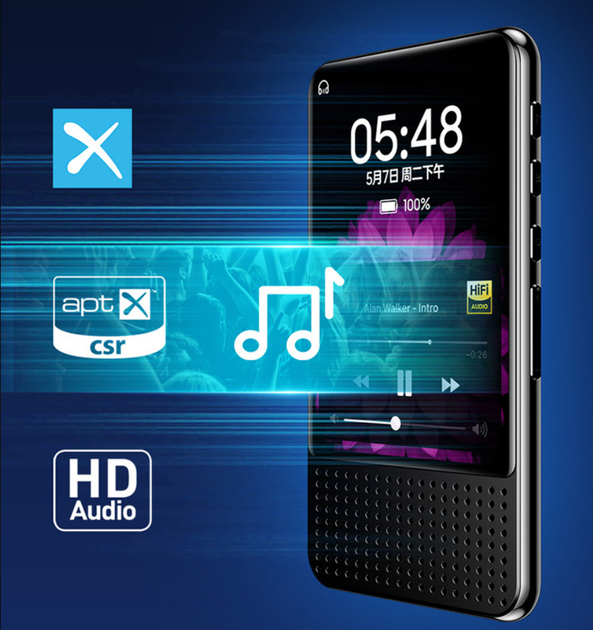 MP3 MP4 плеєр JNN M6 Nansi Bluetooth Hi-Fi 8Gb із зовнішнім динаміком English version - Фото 3 MP3 MP4 плеєр JNN M6 Nansi Bluetooth Hi-Fi 8Gb із зовнішнім динаміком English version - зображення 3