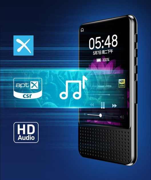 MP3 MP4 плеєр JNN M6 Nansi Bluetooth Hi-Fi 8Gb із зовнішнім динаміком English version - Фото 6 MP3 MP4 плеєр JNN M6 Nansi Bluetooth Hi-Fi 8Gb із зовнішнім динаміком English version - зображення 6