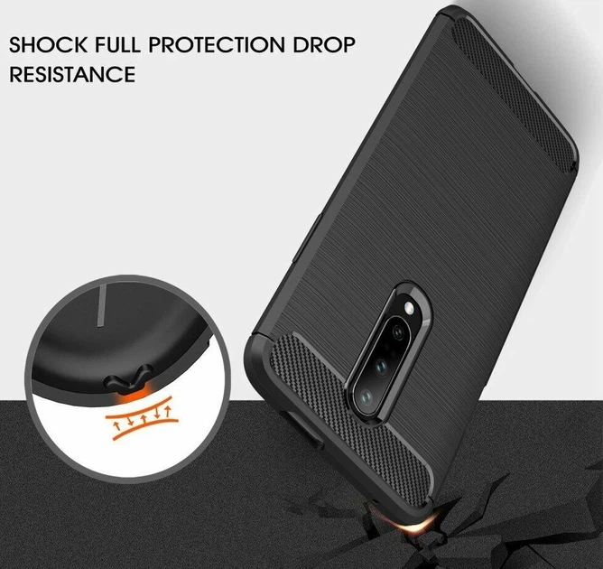 Противоударный чехол Fashion Case Urban для OnePlus 7T Pro Черный - Фото 4 Противоударный чехол Fashion Case Urban для OnePlus 7T Pro Черный - изображение 4
