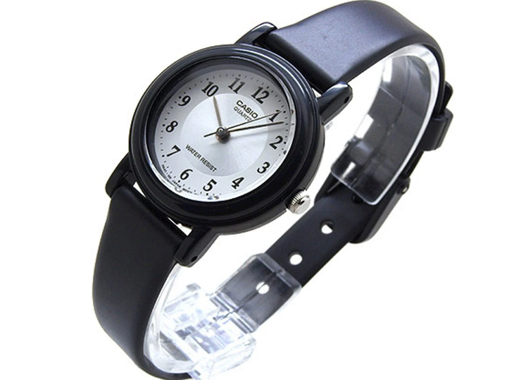 Женские наручные часы CASIO LQ-139AMV-7B3 Черные\бело-серый экран 12 ч - изображение 4
