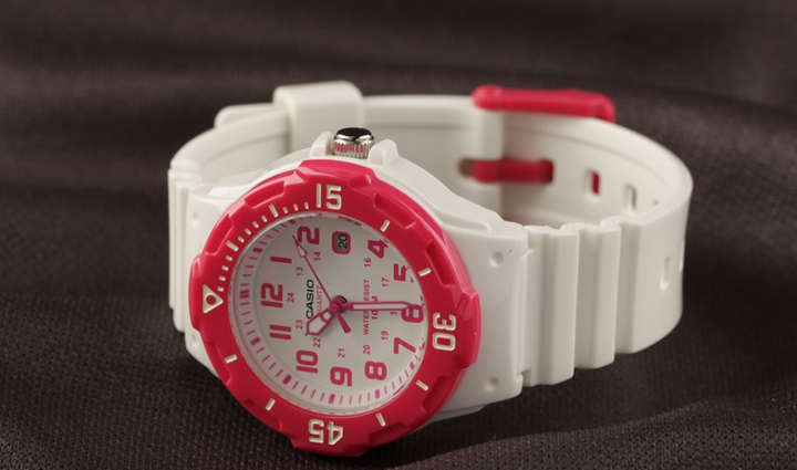 Жіночий наручний годинник у спортивному стилі Casio LRW-200H-4B Білий\рожевий - зображення 2