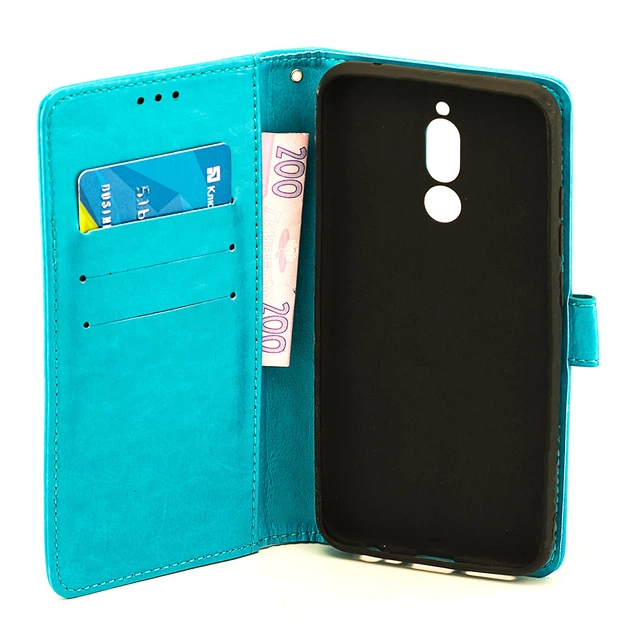 Чохол Idewei для Xiaomi Redmi 8 книжка шкіра PU блакитний - Фото 4 Чохол Idewei для Xiaomi Redmi 8 книжка шкіра PU блакитний - зображення 4