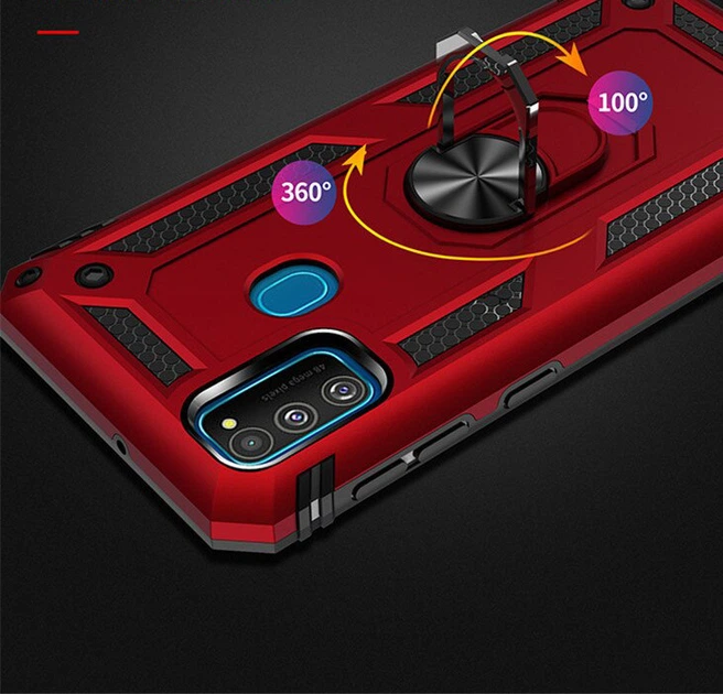 Чохол Shield для Samsung Galaxy M21 / M215 Бампер протиударний Red Без бренду - зображення 6