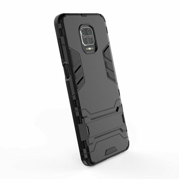 Чехол Iron для Xiaomi Redmi Note 9 Pro Max бронированный бампер Black - Фото 5 Чехол Iron для Xiaomi Redmi Note 9 Pro Max бронированный бампер Black - изображение 5