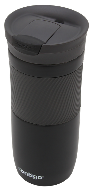 Термокухоль Contigo Byron 16 0,47 л 8.3x8.3x18.5 см Чорний (2095663) - Фото 2 Термокухоль Contigo Byron 16 0,47 л 8.3x8.3x18.5 см Чорний (2095663) - зображення 2