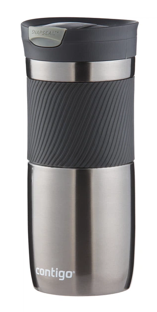 Термокухоль Contigo Byron 16 0,47 л 8.3x8.3x18.5 см Сірий (2095560) - зображення 5