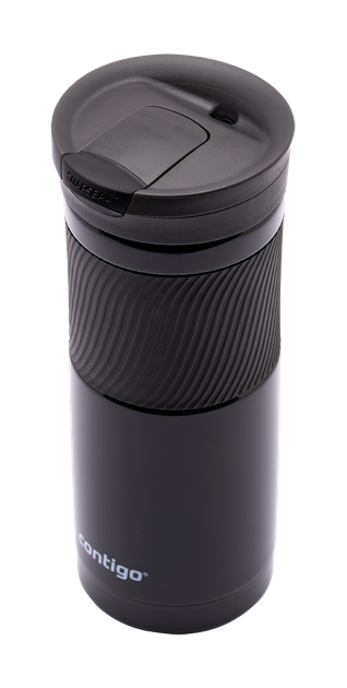 Термостакан Contigo Byron 20 0,59 л 8.3x8.3x18.5 см Чорний (2095634) - Фото 2 Термостакан Contigo Byron 20 0,59 л 8.3x8.3x18.5 см Чорний (2095634) - зображення 2