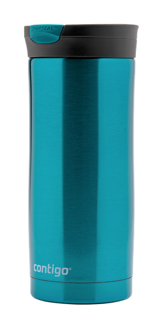 Термокухоль Contigo Huron 0,47 л 8.3x8.0x19.9 см Блакитний (2095636) - зображення 2