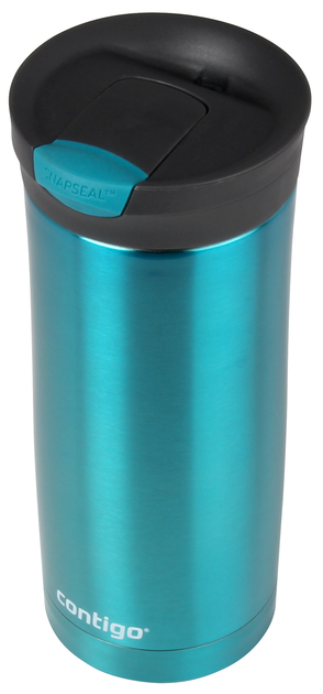 Термокухоль Contigo Huron 0,47 л 8.3x8.0x19.9 см Блакитний (2095636) - зображення 4