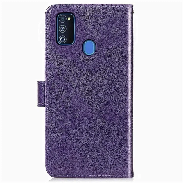 Чехол Clover для Samsung Galaxy M21 / M215 книжка кожа PU фиолетовый - изображение 3