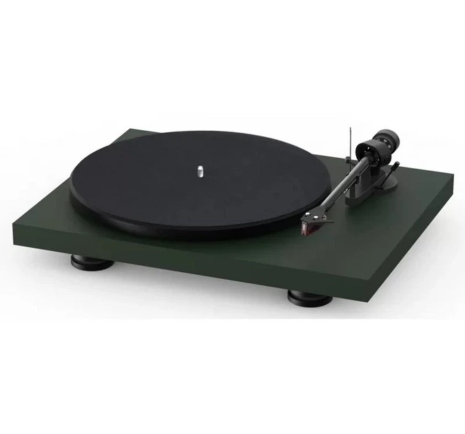Проигрыватель винила Pro-Ject Debut Carbon EVO 2M-Red Satin Green - Фото 1 Проигрыватель винила Pro-Ject Debut Carbon EVO 2M-Red Satin Green - изображение 1