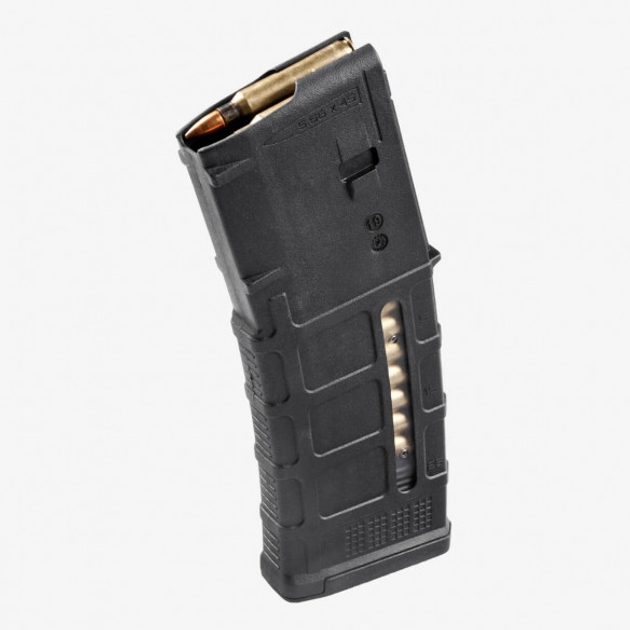 Магазин для AR15 Magpul чорний з вікном на 30 п. PMAG 30 GEN M3 AR/M4 5.56x45mm / .223 Remington - зображення 1