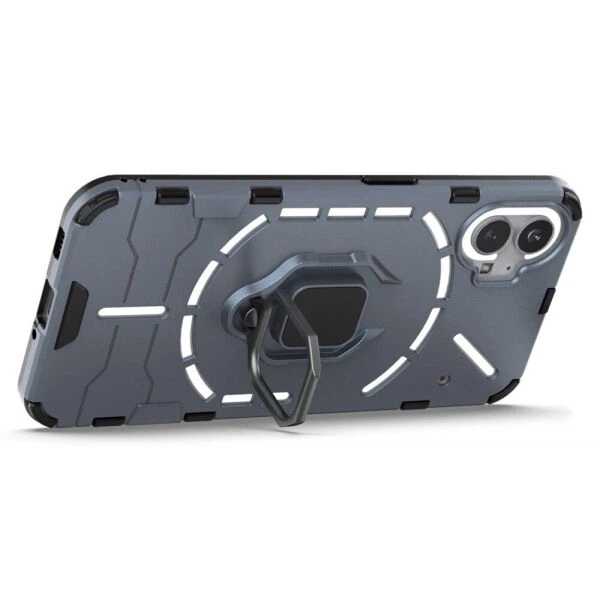 Чехол с подставкой Deexe Hybrid Case для Nothing Phone (1) - Blue - изображение 2