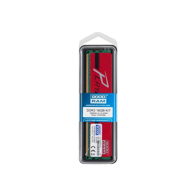 Модуль памяти DDR3 8GB/1866 GOODRAM Play Red (GYR1866D364L10/8G) - Фото 5 Модуль памяти DDR3 8GB/1866 GOODRAM Play Red (GYR1866D364L10/8G) - изображение 5