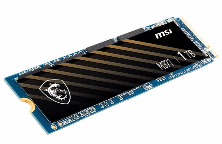 Накопитель SSD 1TB MSI Spatium M371 M.2 2280 PCIe 3.0 x4 NVMe 3D NAND TLC (S78-440L820-P83) - изображение 3