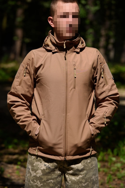 Куртка тактична з капюшоном Single Sword M - зображення 2