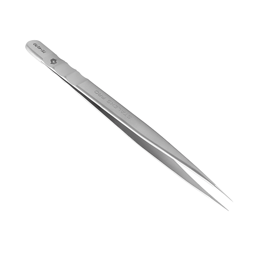 Пинцет для ресниц Staleks Pro Expert 41 Type 10 прямой TE-40/10 - изображение 3