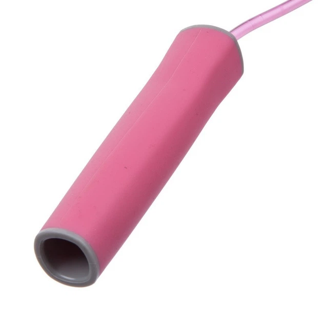 Скакалка скоростная U-Power Jello Fitness Pink (U9037) - изображение 3