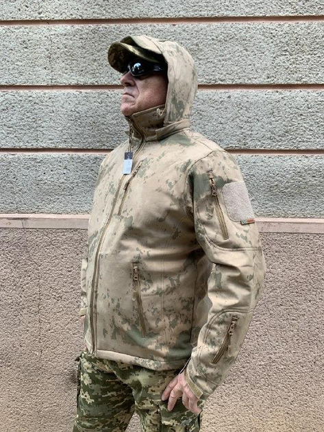 Тепла на Флісі Куртка-Реглан Військова Куртка Водонепроникна Тактична Військова Фліска Розмір S - зображення 1
