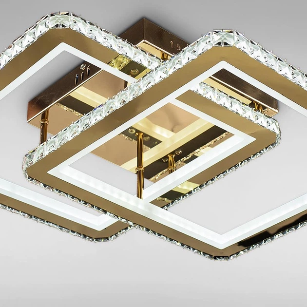 Потолочная люстра LED Light House SY-18284/2 GD 705*525*120 160W золото - изображение 4