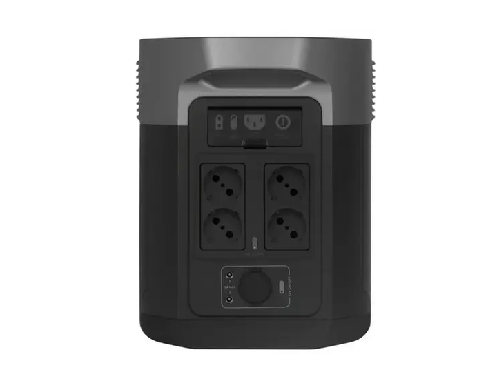 Комплект зарядна станція EcoFlow DELTA Max 2000 та додаткова батарея DELTA Max Extra Battery Bundle AC/USB/Type-C black - Фото 11 Комплект зарядна станція EcoFlow DELTA Max 2000 та додаткова батарея DELTA Max Extra Battery Bundle AC/USB/Type-C black - зображення 11