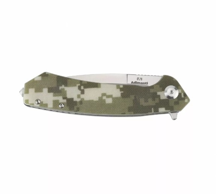 Ніж складний кишеньковий, туристичний Flipper Adimanti Skimen-CA Camouflage 205 мм - зображення 2