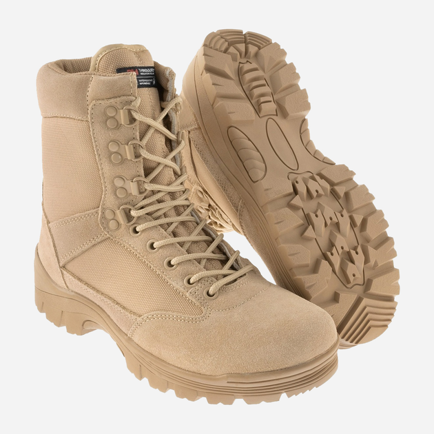 Чоловічі тактичні черевики MIL-TEC Sturm Tactical Boots with YKK Zipper 12822104-410 46 (13US) 29.5 см Койот (2000980569236_9012024119) - зображення 2