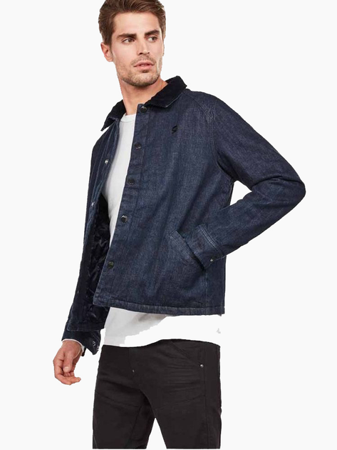 Джинсова куртка G-Star Raw D109979785082 S Темно-синя (DN8719764500078 ...