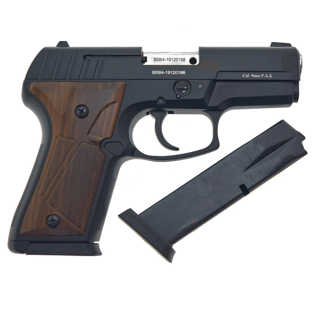 Стартовый сигнальный шумовой пистолет Blow trz 914 02 под холостой патрон 9 мм. с дополнительным магазином - изображение 2