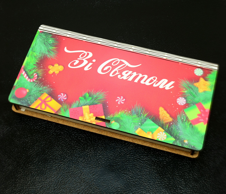 Деревянный Конверт для Денег, Подарочная Коробка 19х10 см Купюрница ...