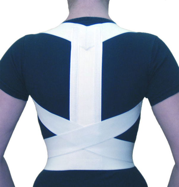 Ортез на грудний відділ хребта з ребрами жорсткості і вузькою спинкою (Коректор постави) Норма-трейд Розмір M (ОХ.10) - изображение 1