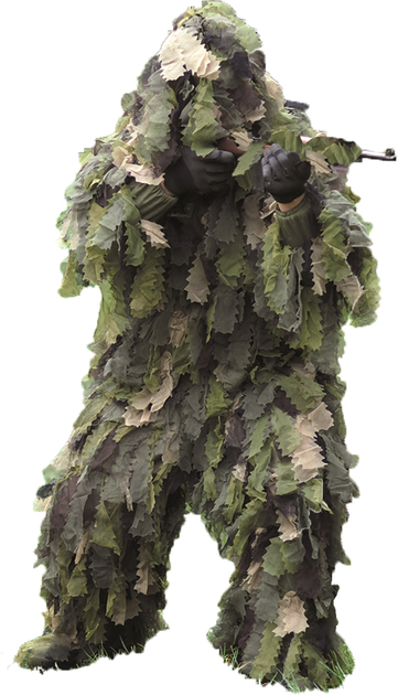 Камуфляжный костюм MIL-TEC Ghillie XL/XXL Дубовый лист 3D (4046872350344) - изображение 1