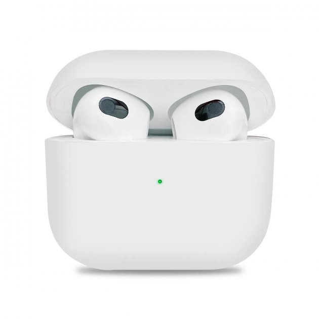 Силіконовий Чохол Для Навушників AirPods 3 White - Фото 1 Силіконовий Чохол Для Навушників AirPods 3 White - зображення 1
