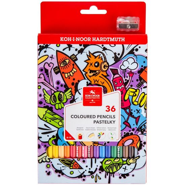 Набор цветных карандашей Мастер-класс, 24 цвета, картонная упаковка