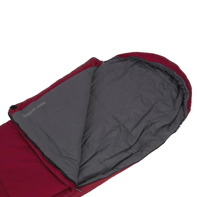 Спальний мішок Bo-Camp Uda Cool/Warm Golden -10° Red/Grey (3605898) - зображення 7