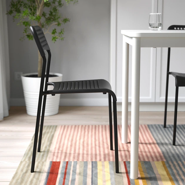 Стул IKEA ADDE черный (902.142.85) - изображение 4
