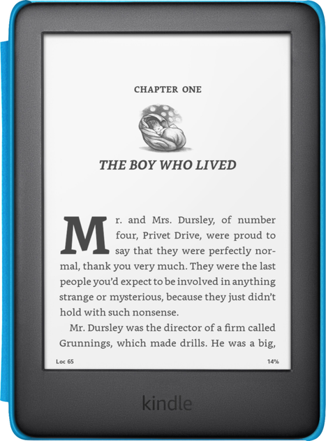Электронная книга Amazon Kindle Paperwhite 10th Gen 8GB Kids Edition (Blue Cover) [73737] - изображение 2
