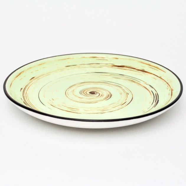 Тарелка десертная Wilmax Spiral Pistachio 20,5 см (WL-669112 / A) - изображение 2