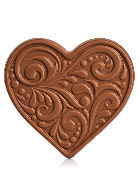 Шоколад молочний LAVIVA CHOCOLATES Серце 80г - Фото 3 Шоколад молочний LAVIVA CHOCOLATES Серце 80г - зображення 3