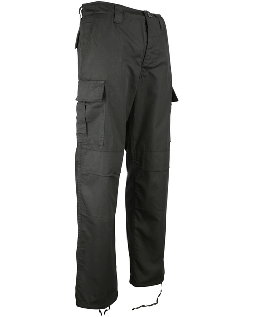 Штани тактичні KOMBAT UK M65 BDU Ripstop Trousers, чорний, 30 - изображение 1