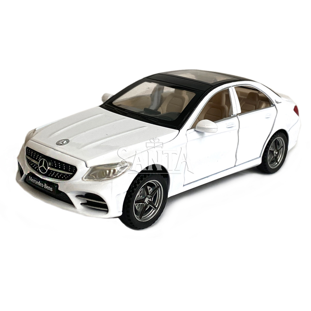 Игрушечная машинка металлическая Mercedes-Bens C260L (Мерседес-Бенц ) «АвтоЕксперт», белая, батар., свет, звук, откр.двери, инерция, от 3 лет, 15*7*5 (DL-47020) - Фото 2 Игрушечная машинка металлическая Mercedes-Bens C260L (Мерседес-Бенц ) «АвтоЕксперт», белая, батар., свет, звук, откр.двери, инерция, от 3 лет, 15*7*5 (DL-47020) - изображение 2