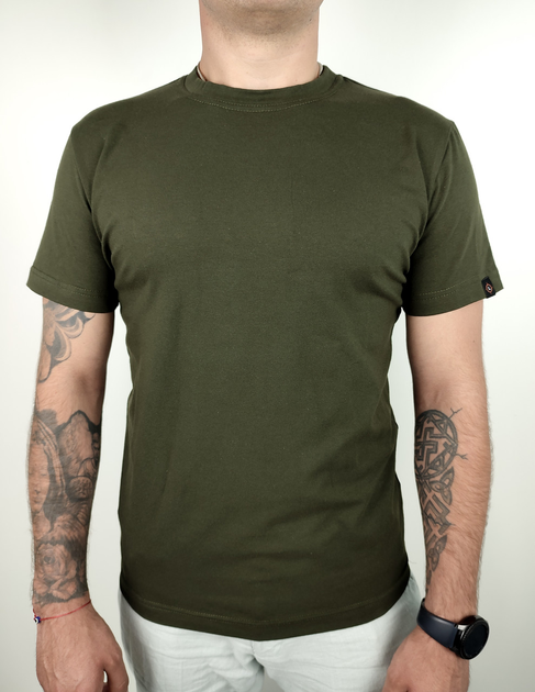 Тактична футболка НГУ ТТХ Хакі (еластична, бавовна + поліестер) 54 (XXL) - зображення 2
