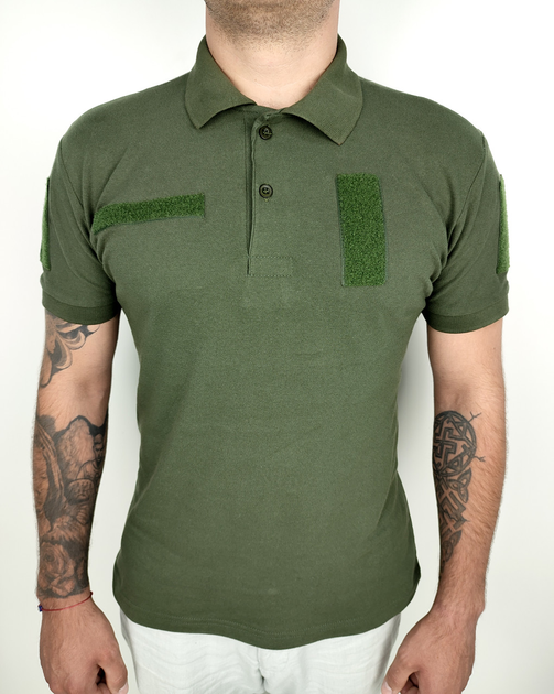 Тактична футболка Поло Піке ТТХ олива M - зображення 2
