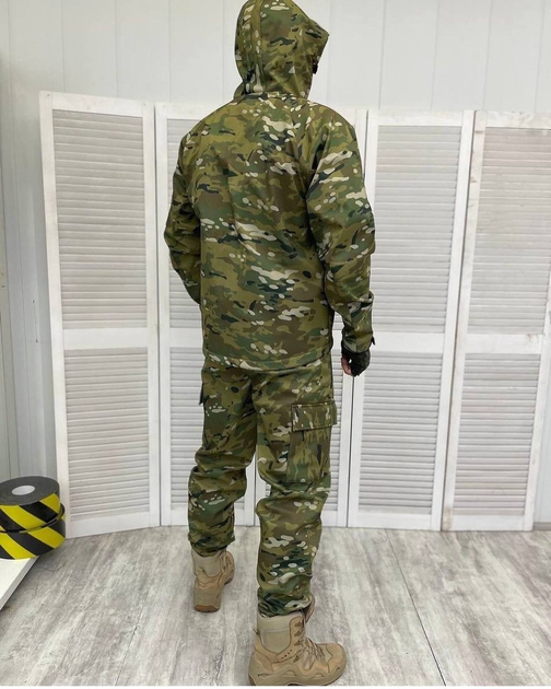 Тактичний костюм Soft She’ll військова форма ЗСУ мультикам р 48 - зображення 2