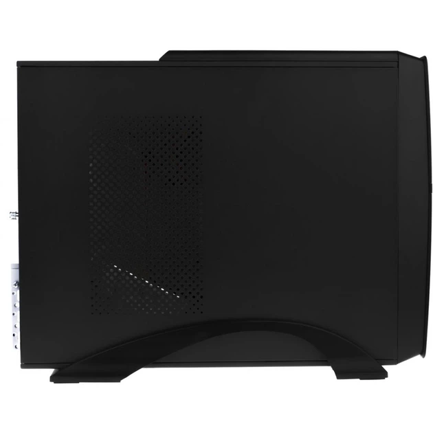 Корпус Logicpower S608 BK 400W Slim, 8см, 2хUSB2.0, Black - зображення 5