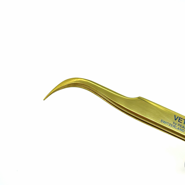 Пінцет Vetus MCS-15. золотий - зображення 4