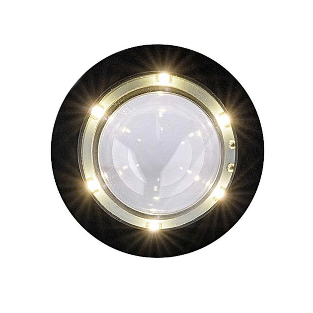 Дерматоскоп ручной карманный Luxamed LuxaScope LED 3.7В Черный портативный аккумуляторный кожный анализатор для дерматолога диск без шкалы + кейс - изображение 2